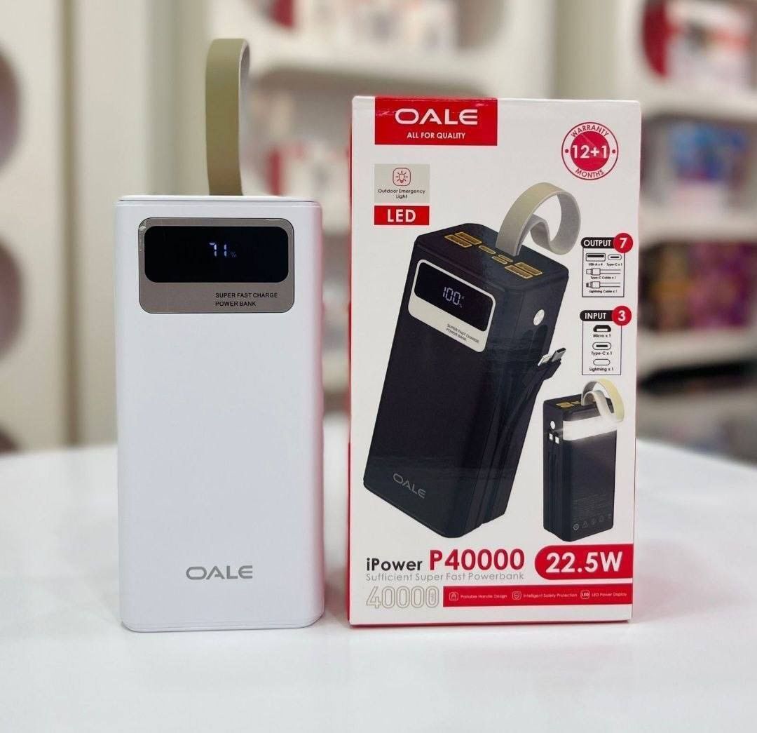 پاوربانک Oale مدل P40000 ظرفیت 40000mah