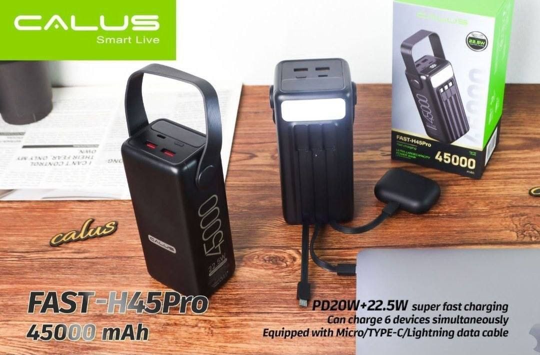 پاوربانک Calus مدل H45 Pro ظرفیت 45000mah