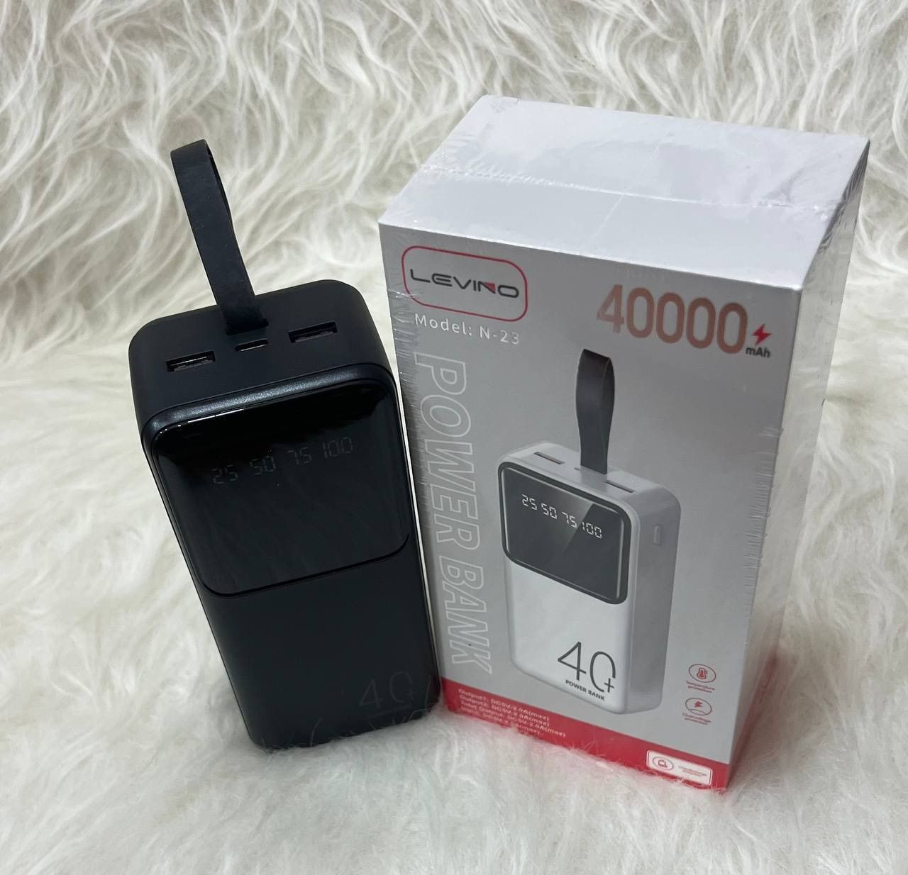 پاوربانک 40000 Leino مدل N-23 ظرفیت 40000mah