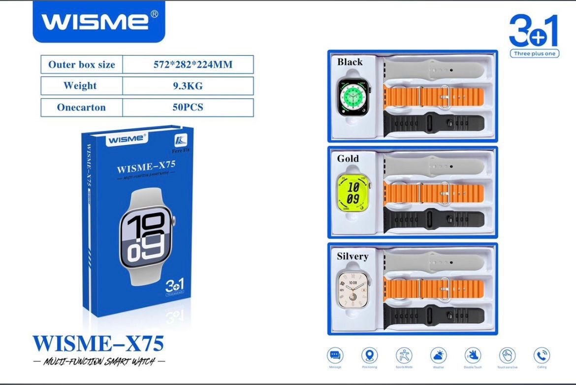 ساعت هوشمند Wisme مدل Wisme-X75