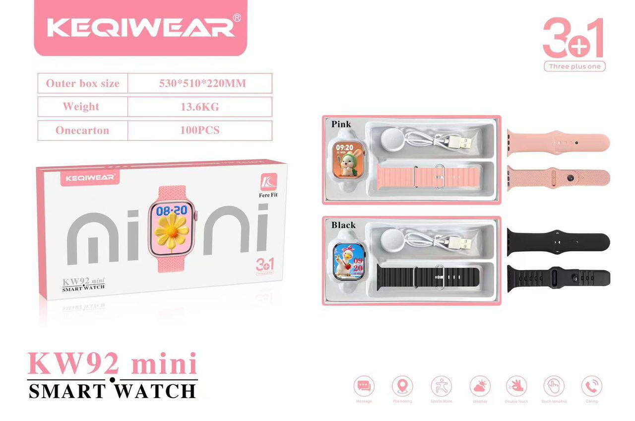 ساعت هوشمند Kewqiwear مدل Kw92 mini