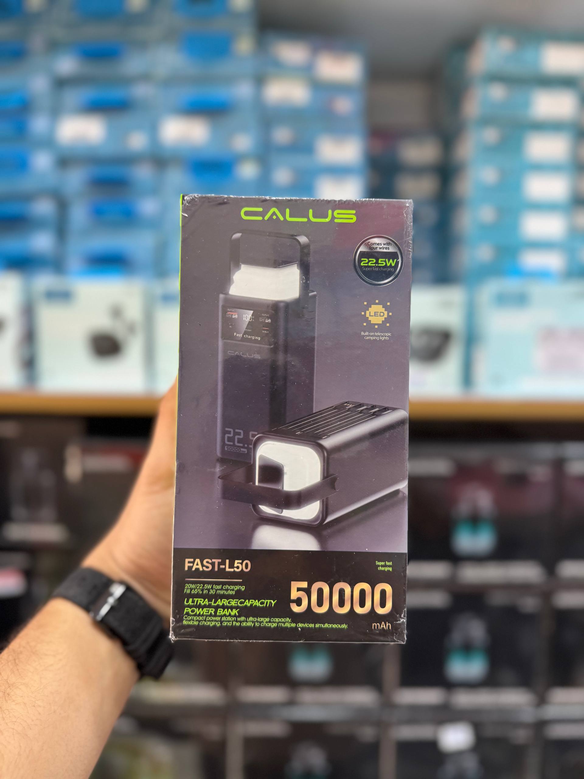 پاوربانک 50 هزار Calus مدل Fast-L50