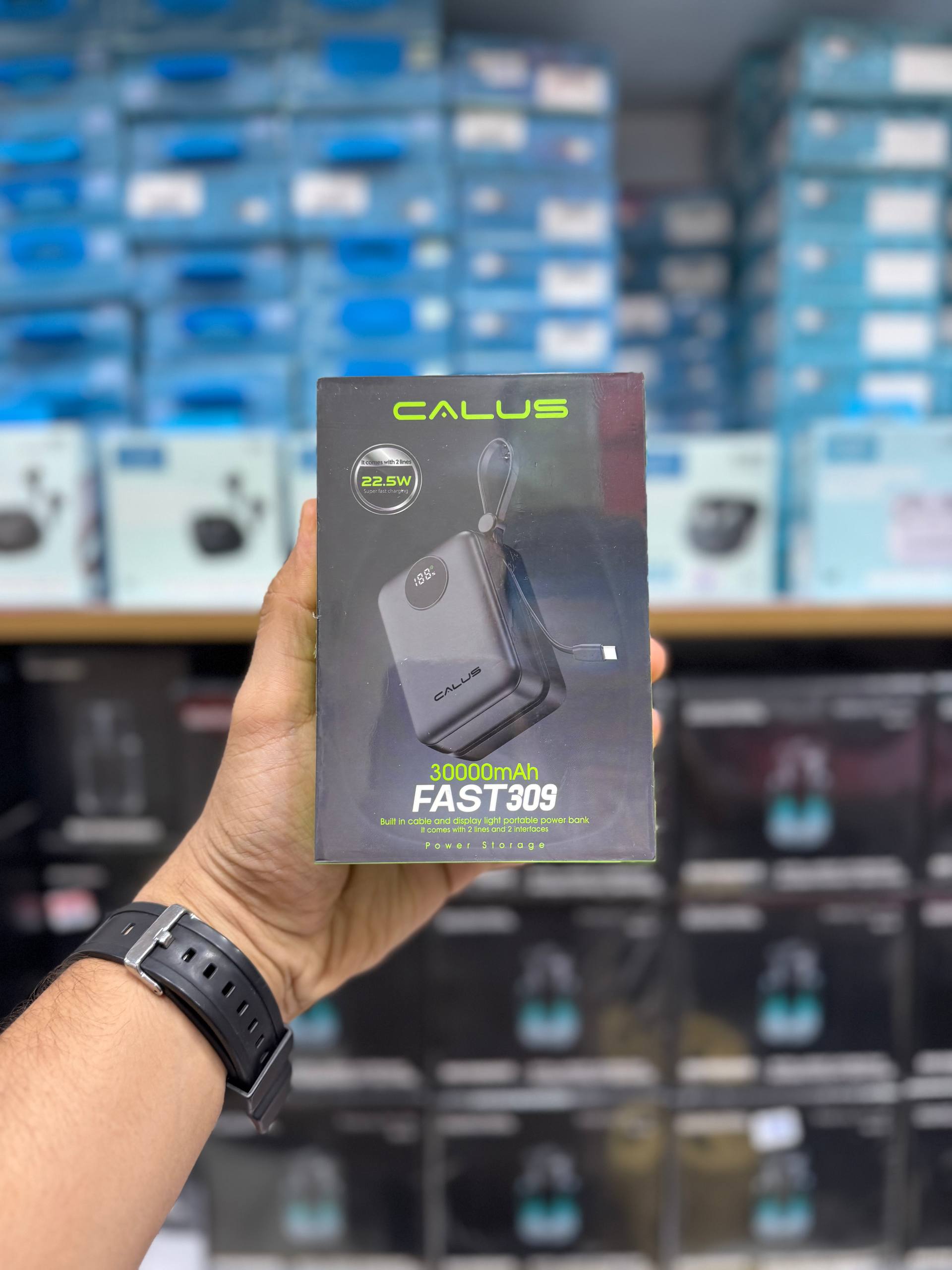 پاوربانک 30هزار Calus مدل Fast309