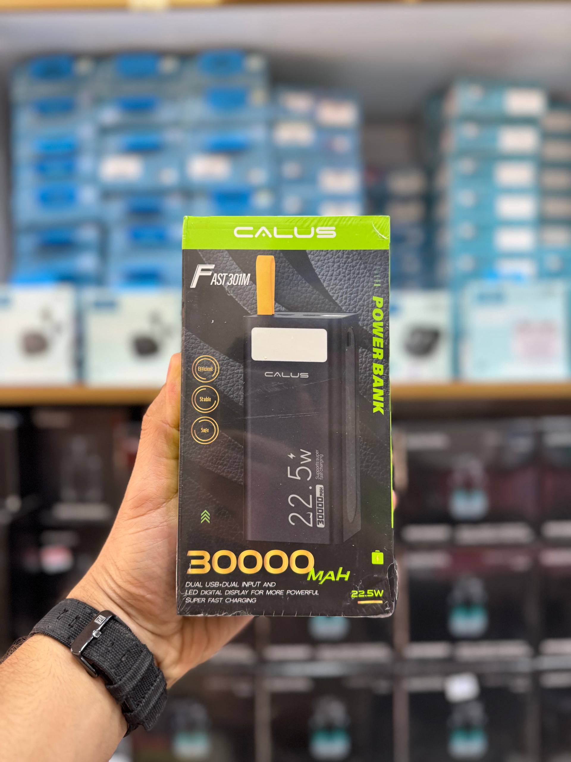 پاوربانک 20هزار Calus مدل Fast301M