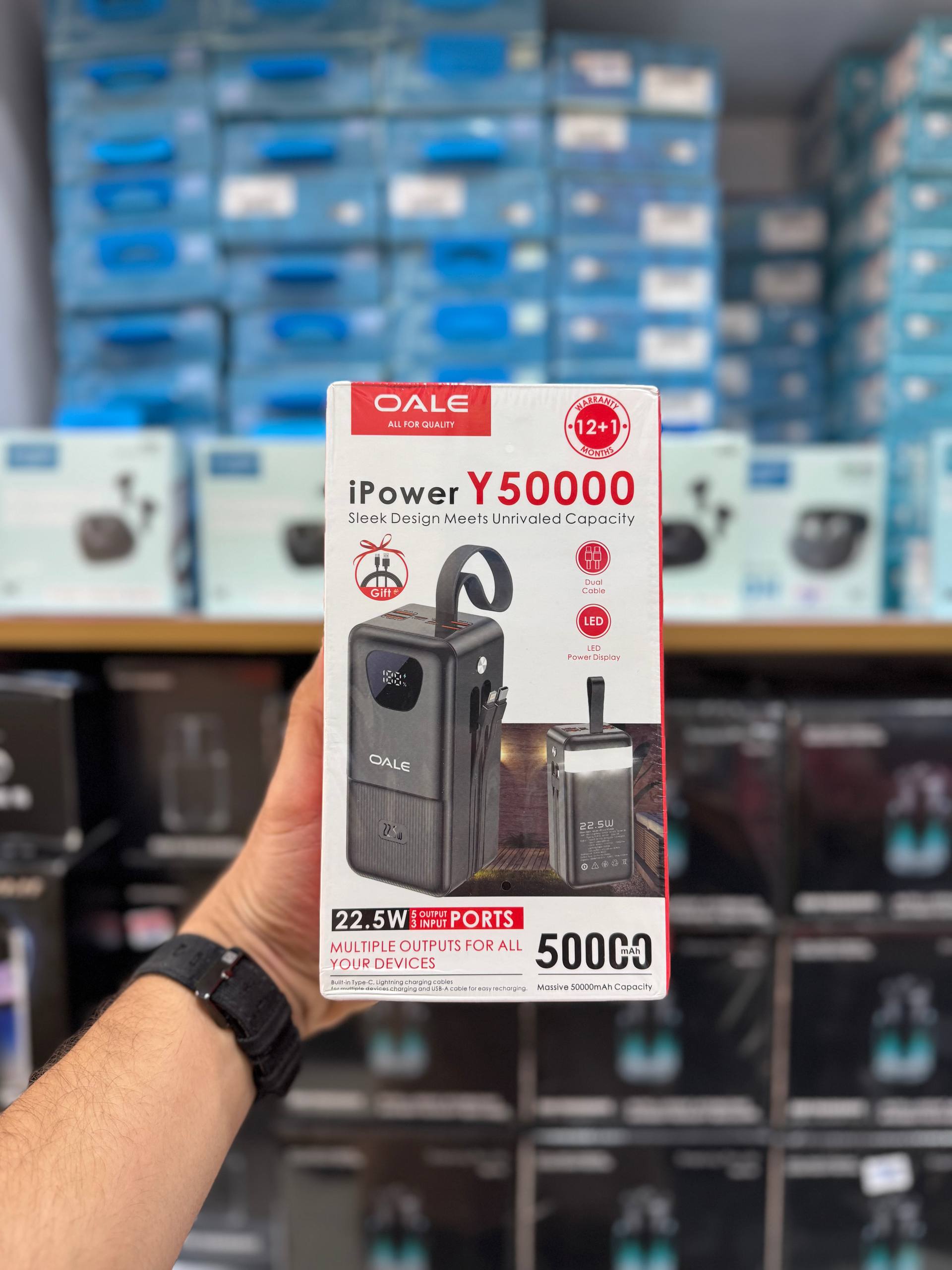 پاوربانک 50هزار Oale مدل Y50000