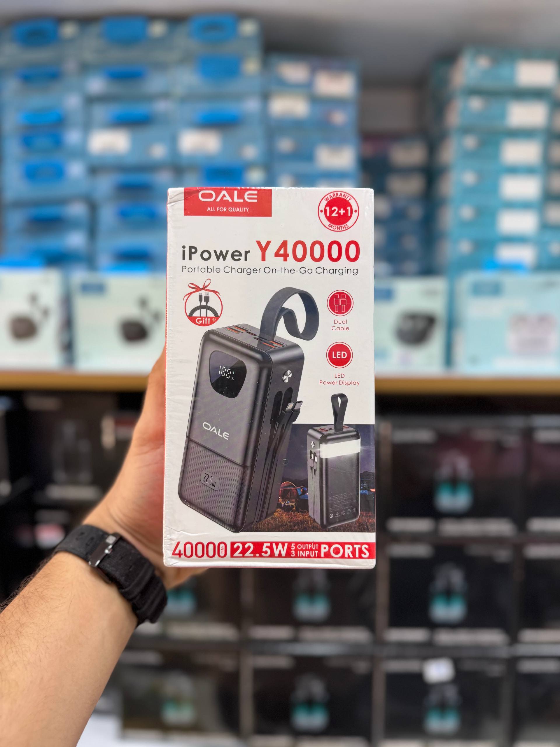 پاوربانک 40هزار Oale مدل Y40000