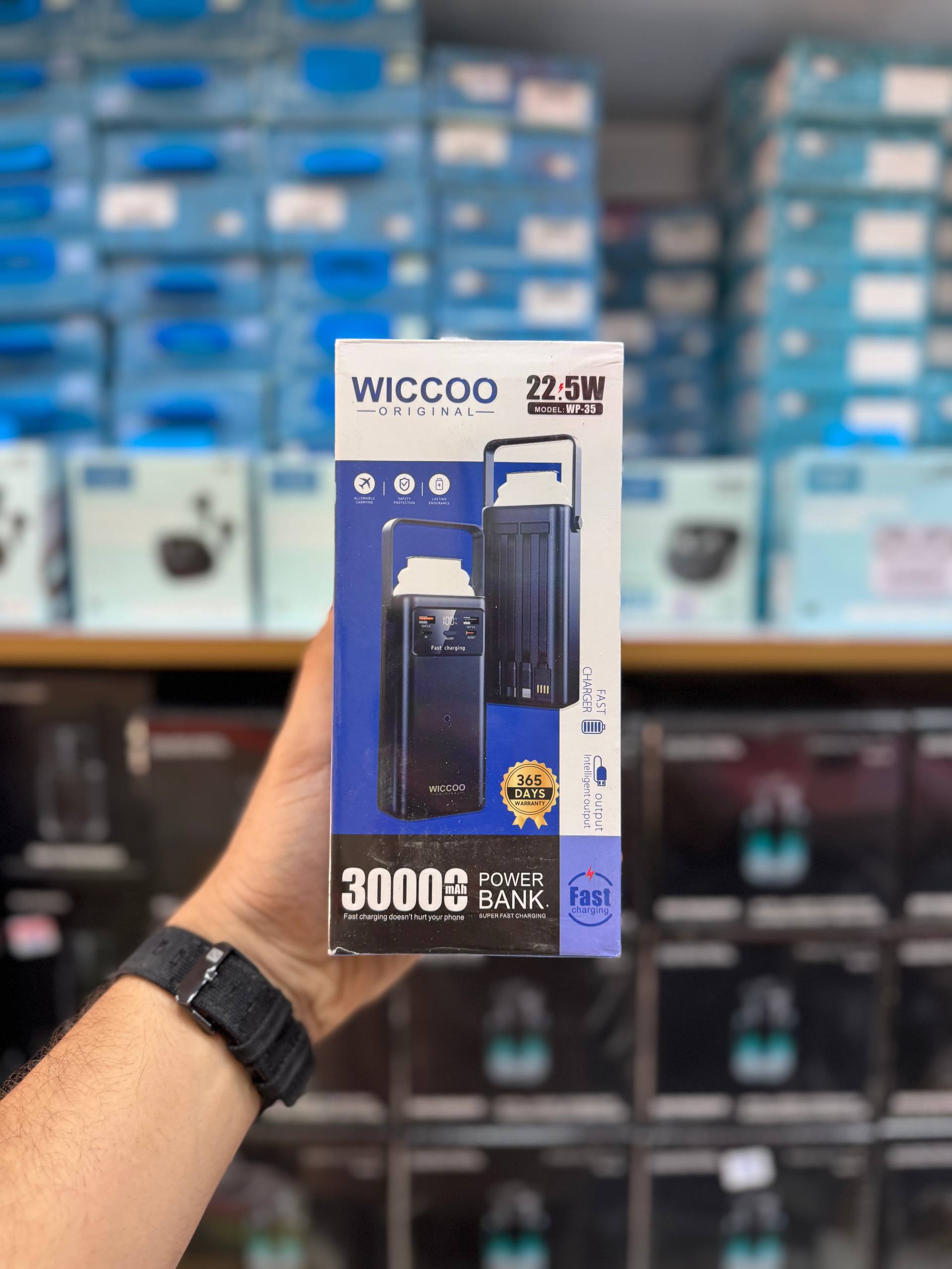 پاوربانک 30هزار Wiccoo مدل WP-35