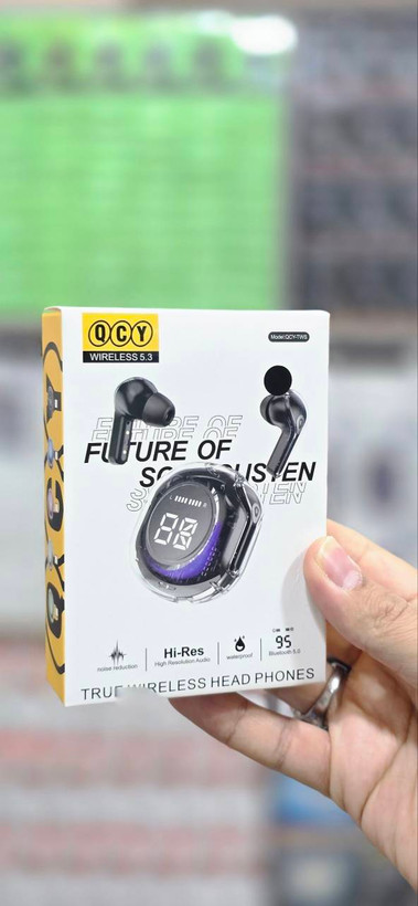 ایرپاد شیشهای QCY مدل QCY-TWS